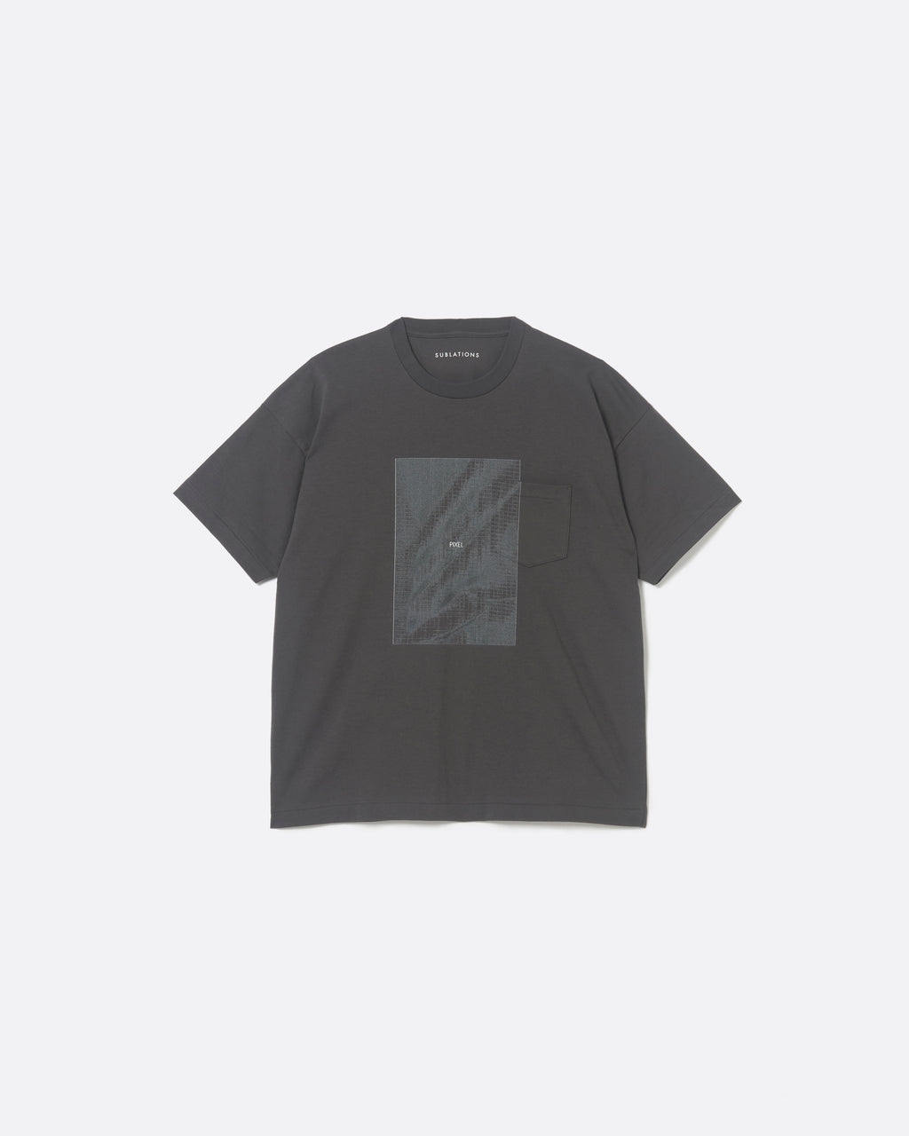 PIXEL GRID T-SHIRT .11 【CHARCOAL】 – SUBLATIONS