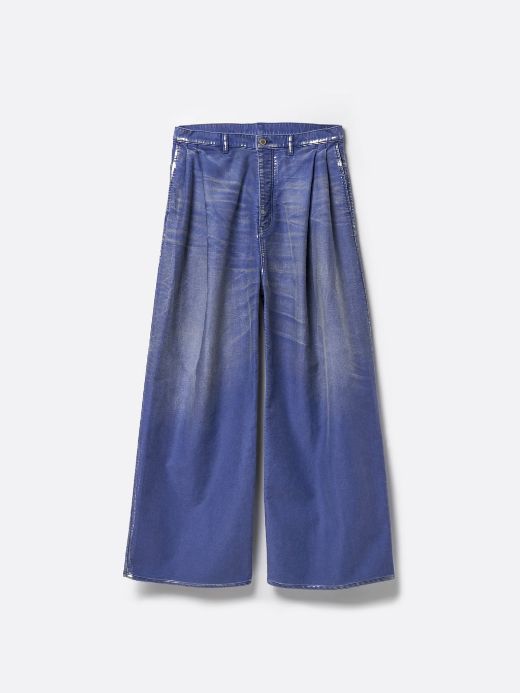 MOLESKINE 2TUCK WIDE BAGGY PANTS .12【CLASSIC BLUE】 – SUBLATIONS