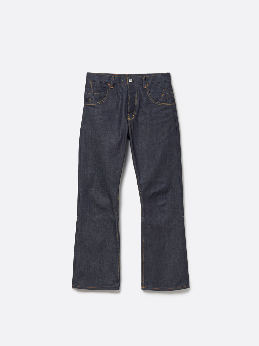 SLIM FLARE DENIM PANTS -Sharon- .06【RIGID INDIGO】 – SUBLATIONS