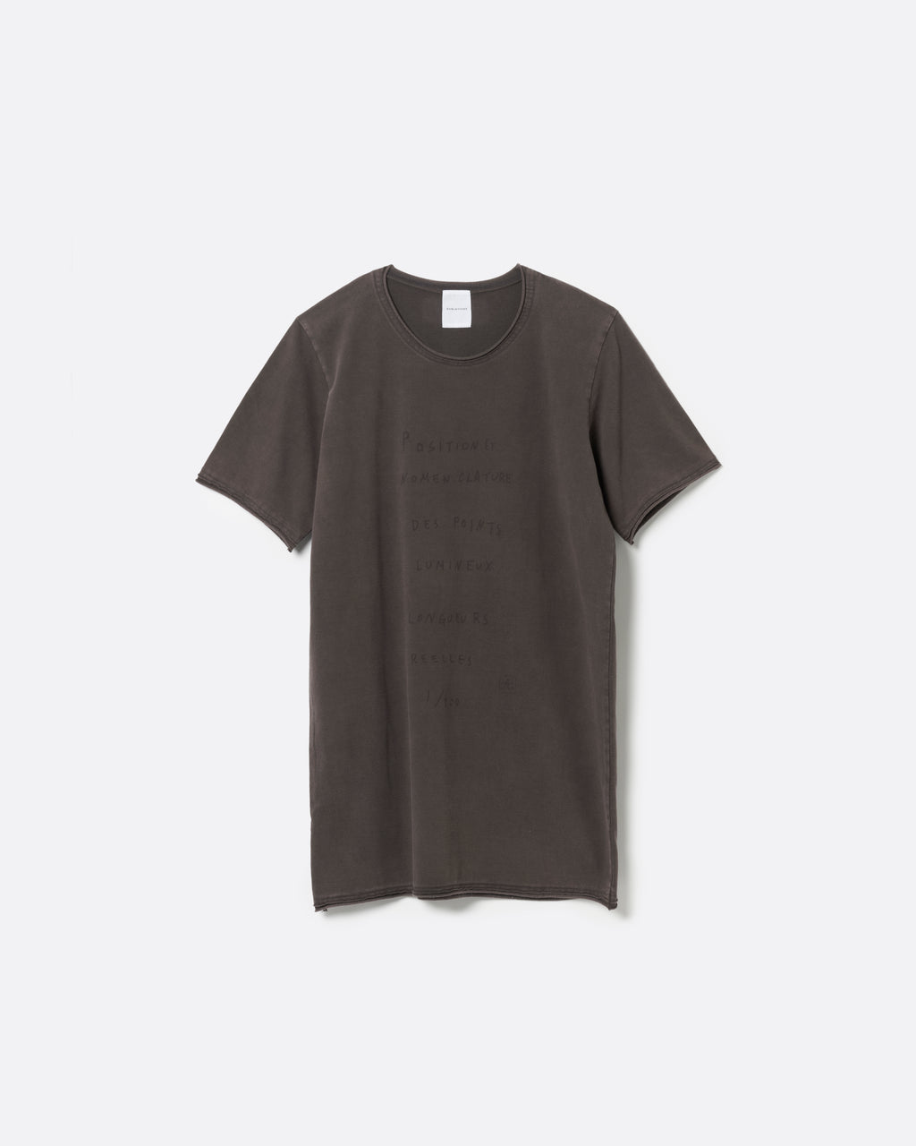 CUT-OFF FADE T-SHIRT .13【FADE BROWN -TEXT-】 – SUBLATIONS
