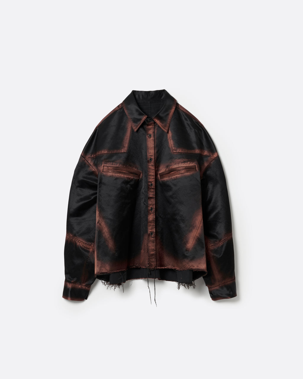 トップス SUBLATIONS RUSTY SATIN WESTERN SHIRT 13 RUSTY SATIN WESTERN SHIRT .13【RUSTY BLACK】 – SUBLATIONS