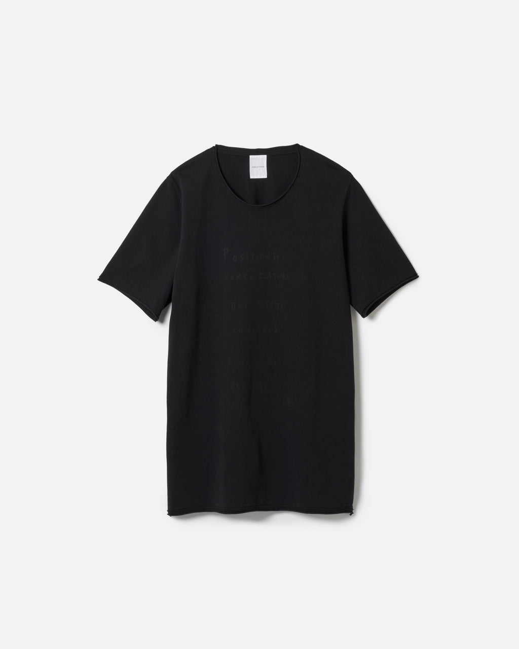 トップス CUT-OFF VINTAGE THERMAL LONG T-SHIRT CUT-OFF T-SHIRT .13【BLACK -TEXT-】 – SUBLATIONS