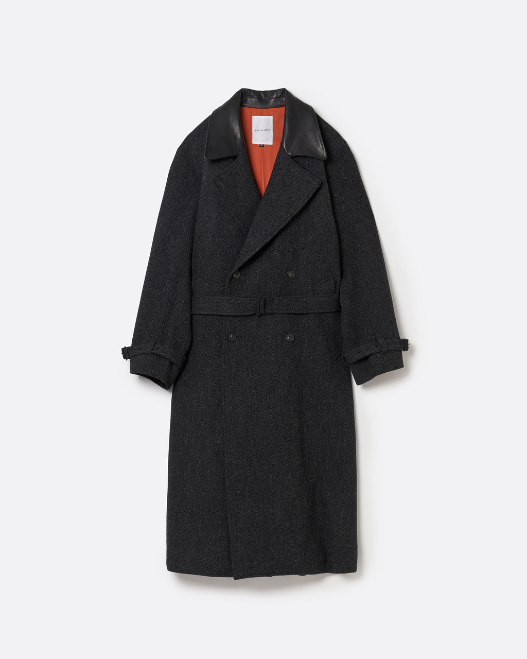 25AW未使用SUBLATIONS LIGHT TWEED ULSTERCOAT LIGHT TWEED ULSTER COAT .14【TWILL BLACK】 – SUBLATIONS