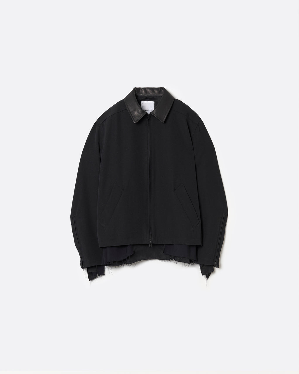 ジャケット・アウター SUBLATIONS HEAVY WOOL SLEEVELSS COAT HEAVY WOOL MOTORCYCLE JACKET .12【SLATE GREY】 – SUBLATIONS