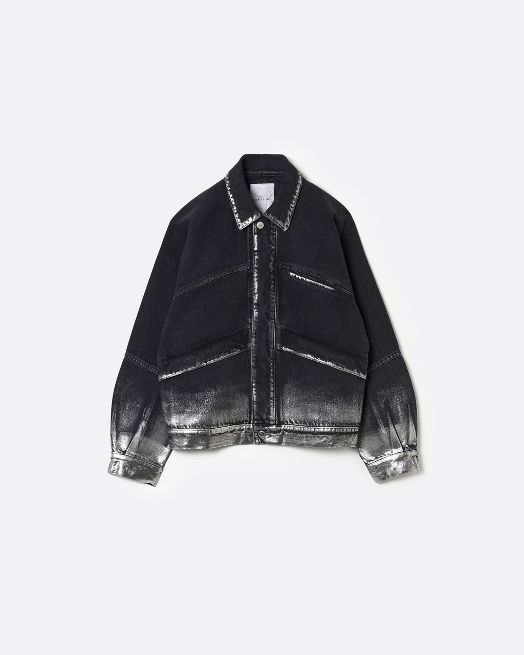 DENIM JACKET -TYRANT Mk-Ⅱ-【FOILED WASH BLACK】 – SUBLATIONS