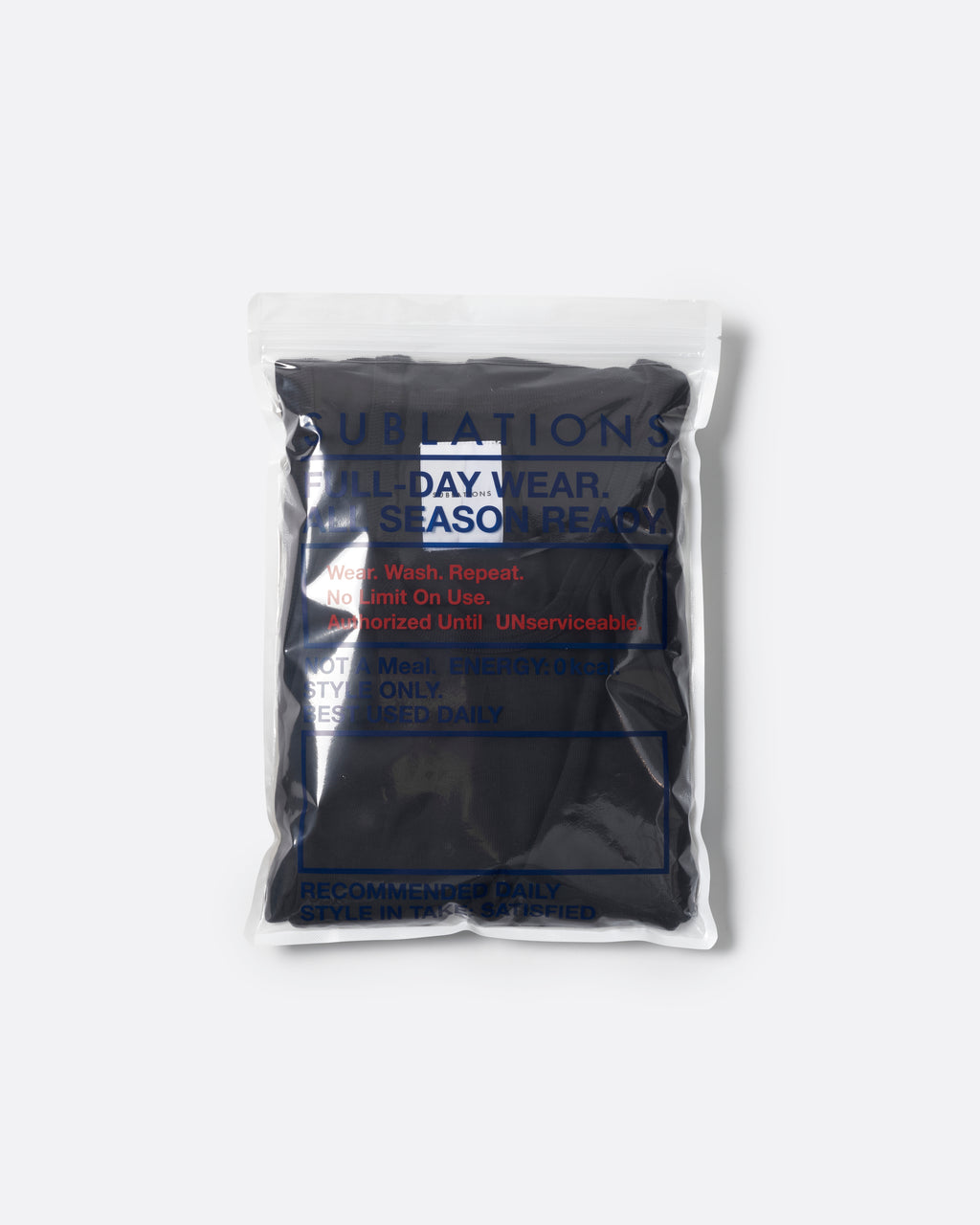 REGULAR RIB TANKTOP【BLACK】 – SUBLATIONS