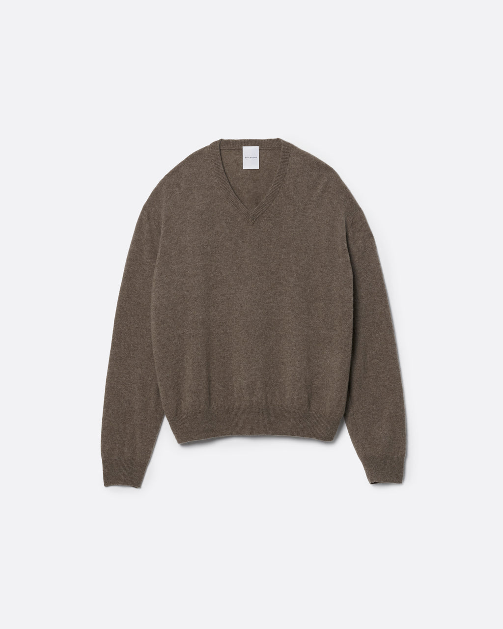 CASHMERE V-NECK KNIT .16【MOCHA】 – SUBLATIONS