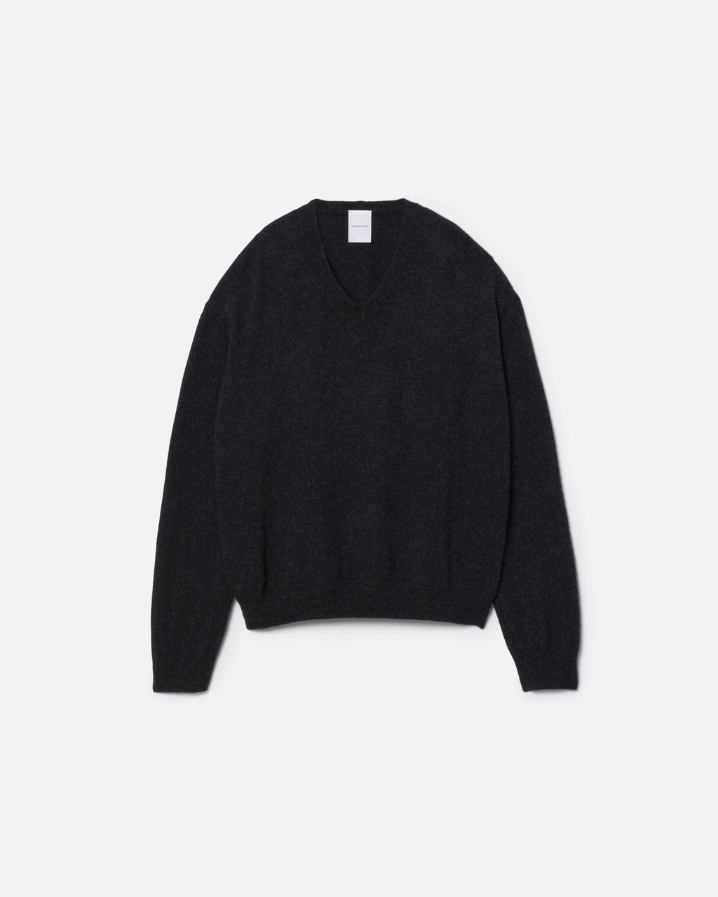 CASHMERE V-NECK KNIT .16【CHARCOAL】 – SUBLATIONS