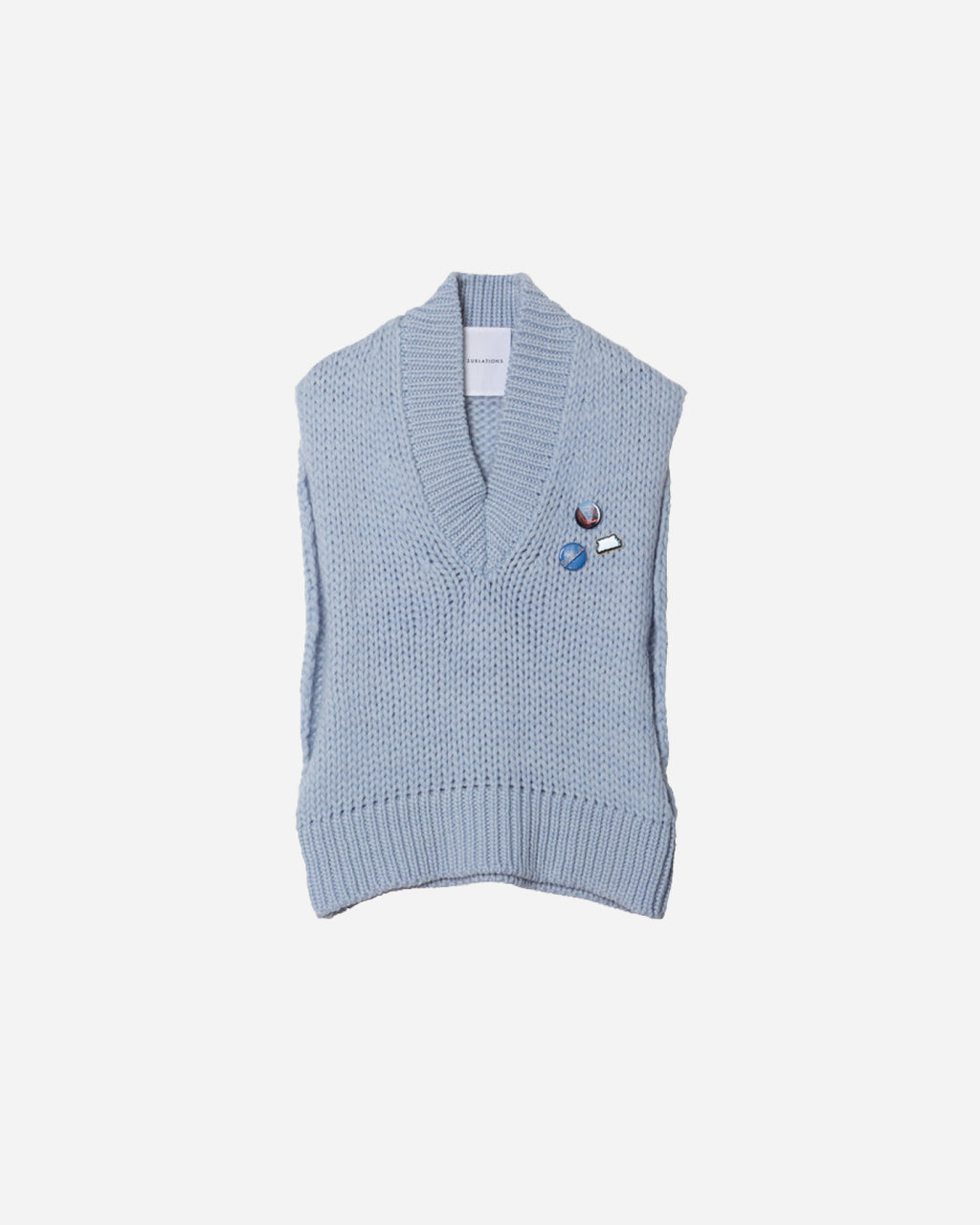 LOWGAUGEKNITV-NECKVEST.
