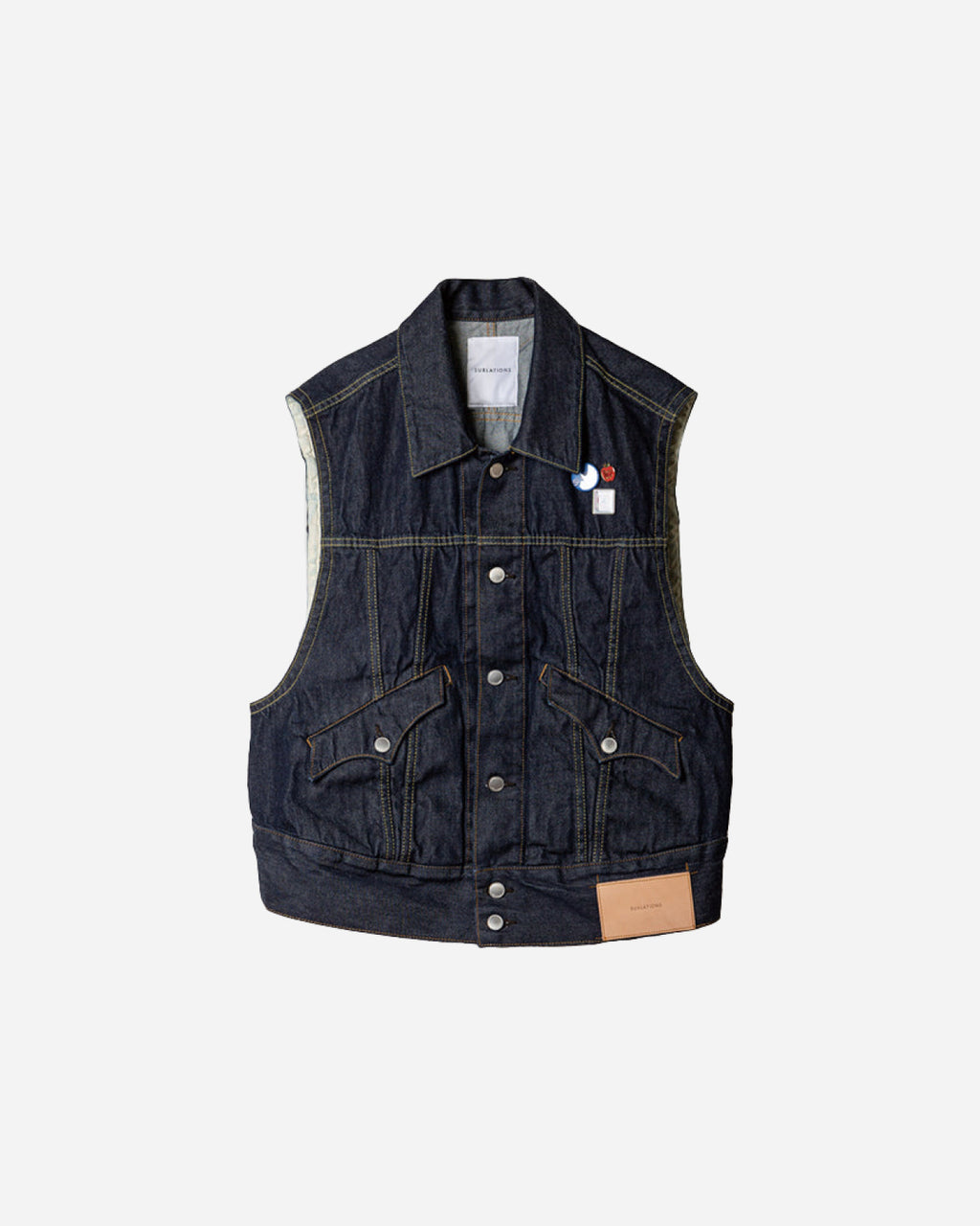 LOW SILHOUETTE DENIM VEST .09【DRY WASH】 – SUBLATIONS