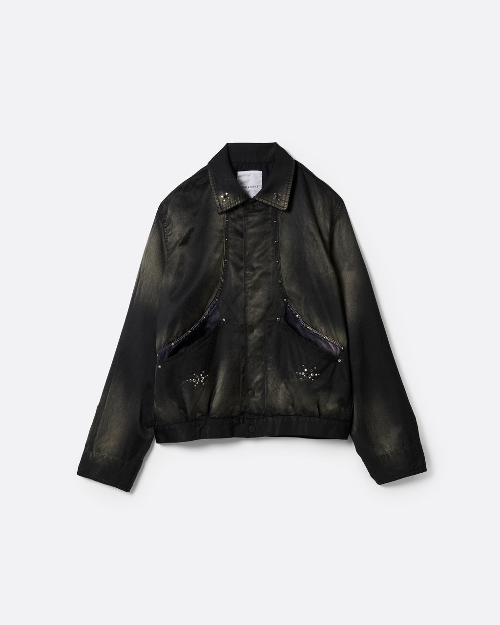 ジャケット・アウター SUBLATIONS RUSTY SATIN SPORTS JACKET RUSTY SATIN SPORTS JACKET .15【BLACK】 – SUBLATIONS
