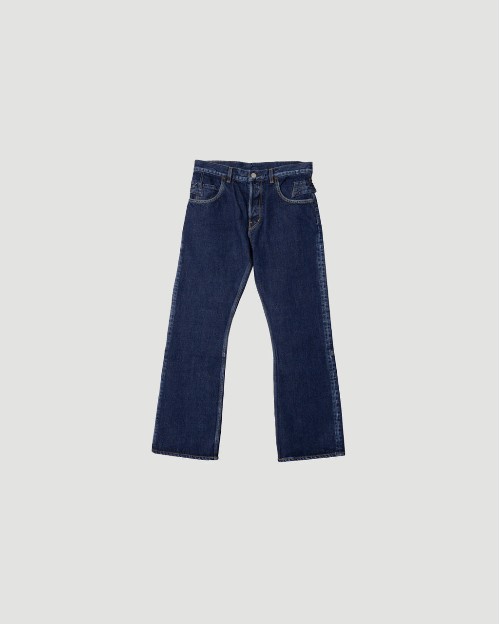 SLIM FLARE DENIM PANTS -Sharon- .06【WASH INDIGO】