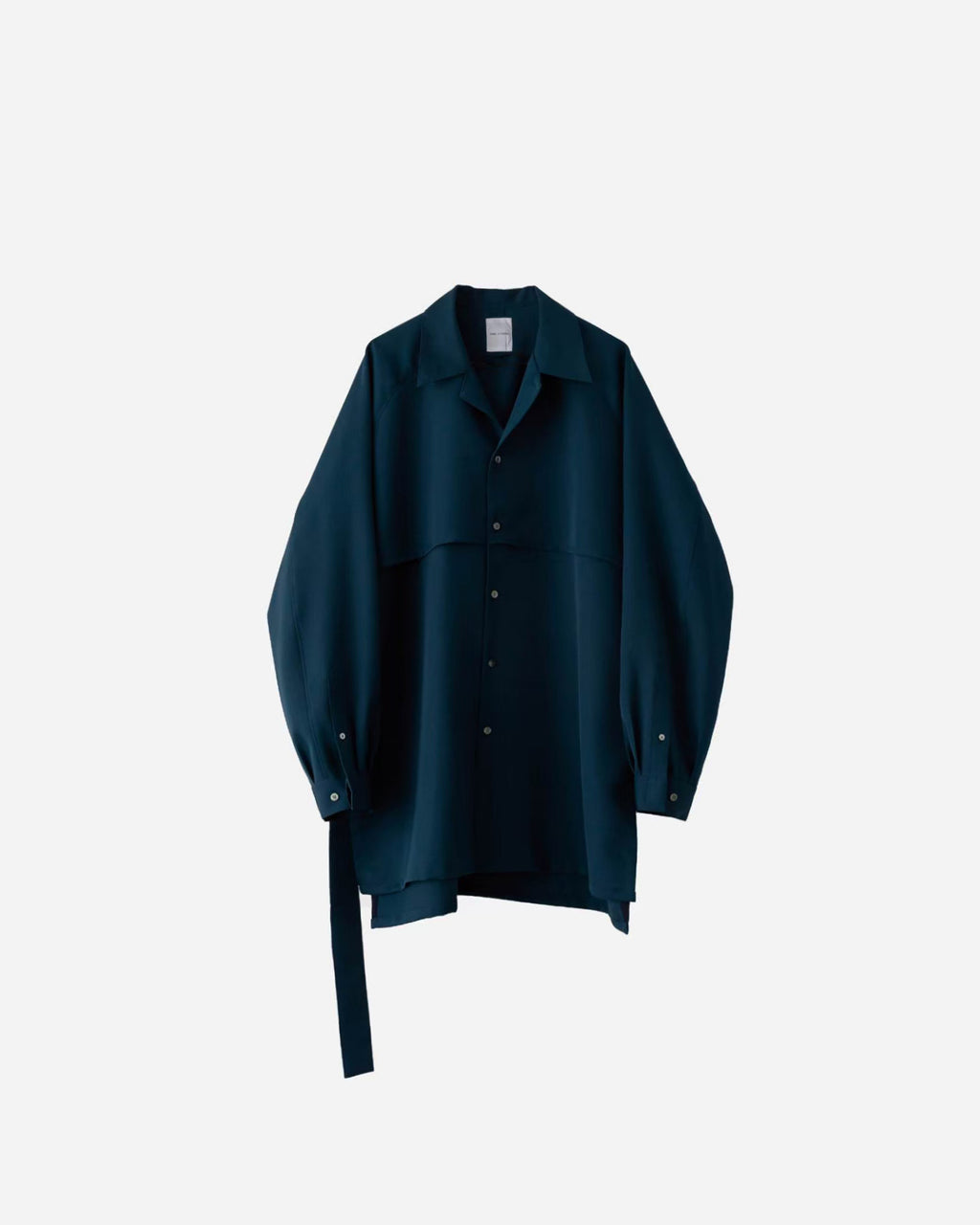 WOOLGABARDINEBELTEDOPENCOLLARS