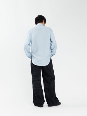 WIDE SEAM DENIM BAGGY PANTS .13【USED BLACK】