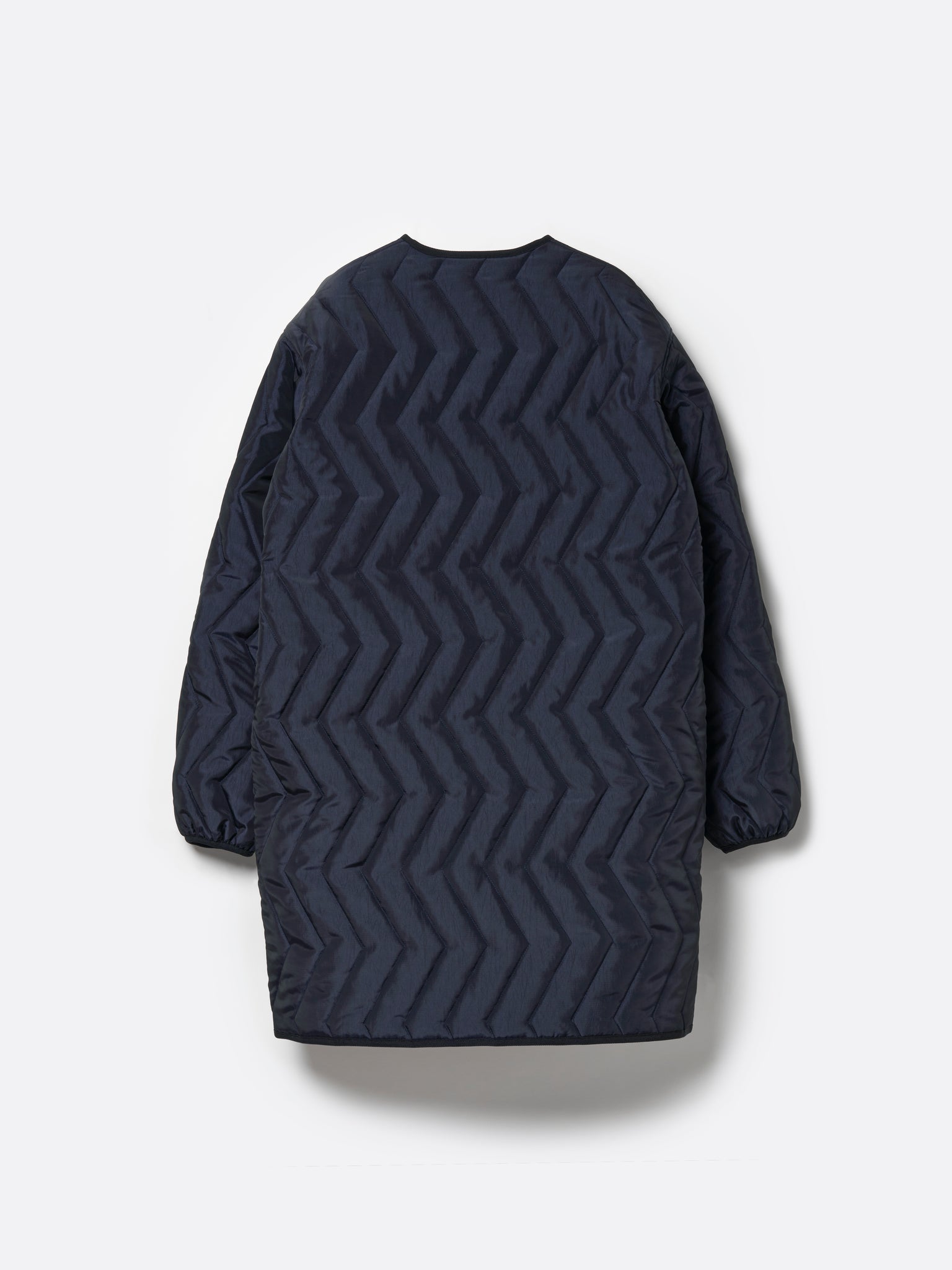 REVERSIBLE THUNDER QUILTING COAT .12【BLACK NAVY】