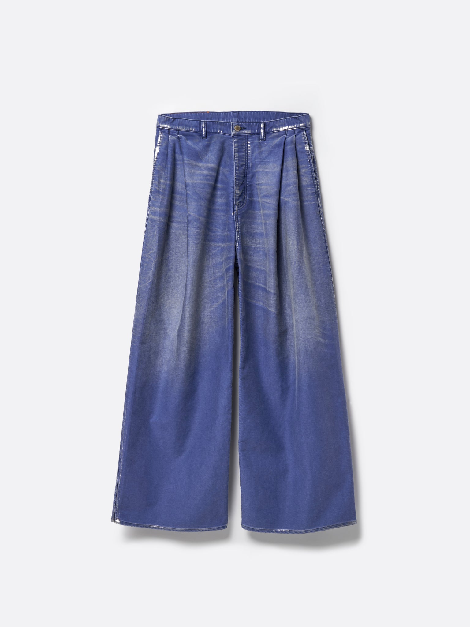 MOLESKINE 2TUCK WIDE BAGGY PANTS .12【CLASSIC BLUE】