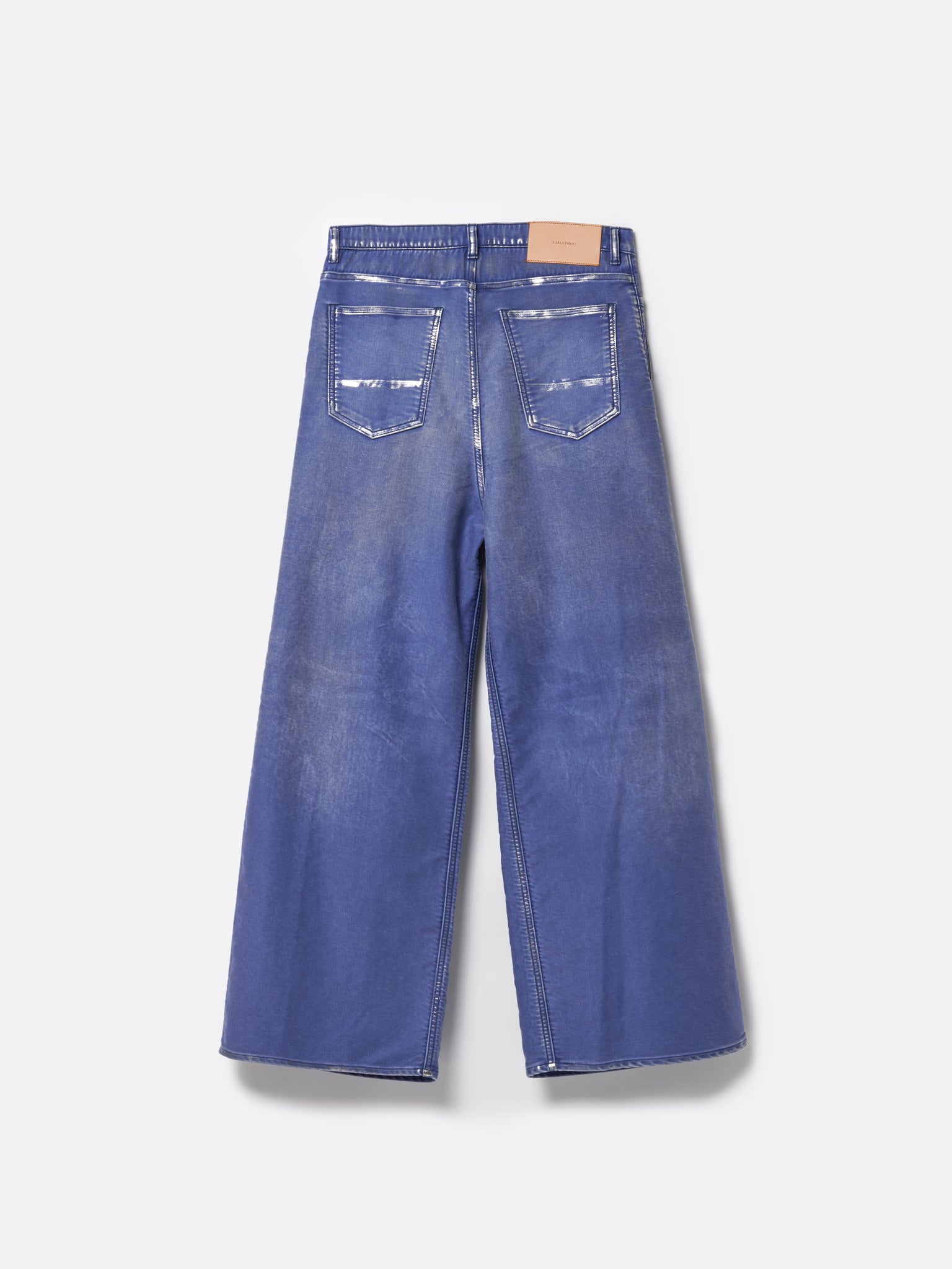 MOLESKINE 2TUCK WIDE BAGGY PANTS .12【CLASSIC BLUE】