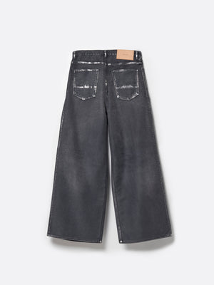 MOLESKINE 2TUCK WIDE BAGGY PANTS .12【BLACK】 – SUBLATIONS