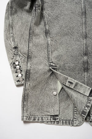 DENIM PRISONER COVERALL JACKET .12【LUNA WHITE】