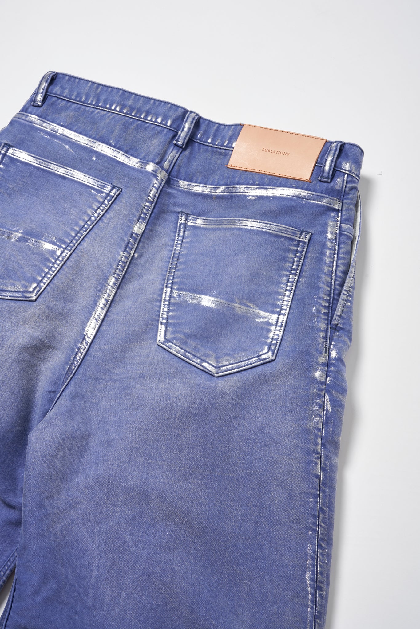 MOLESKINE 2TUCK WIDE BAGGY PANTS .12【CLASSIC BLUE】