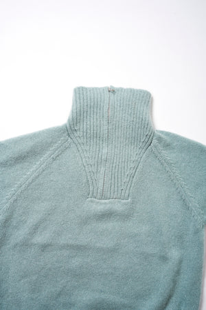 MOHAIR DOUBLE HIGH NECK P/O KNIT .12【L.BLUE】