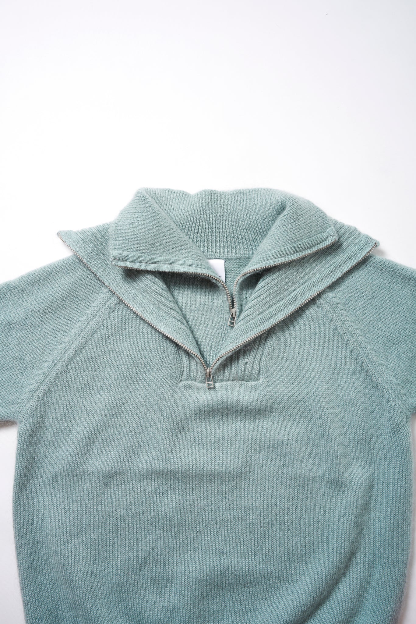 MOHAIR DOUBLE HIGH NECK P/O KNIT .12【L.BLUE】