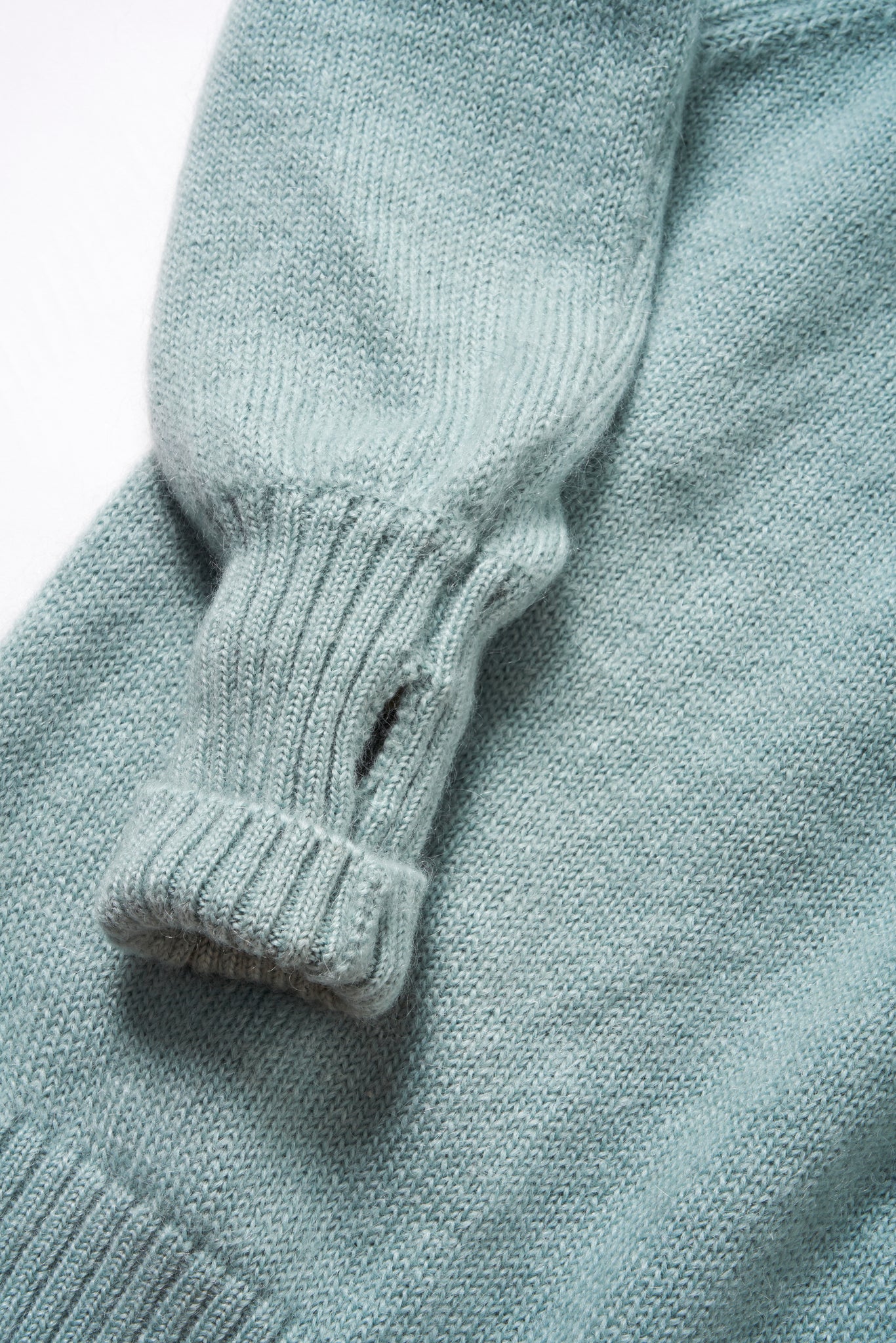 MOHAIR DOUBLE HIGH NECK P/O KNIT .12【L.BLUE】