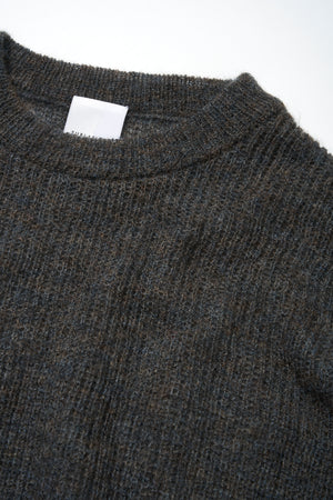 MOHAIR LOW GAUGE P/O KNIT .12【CHARCOAL】