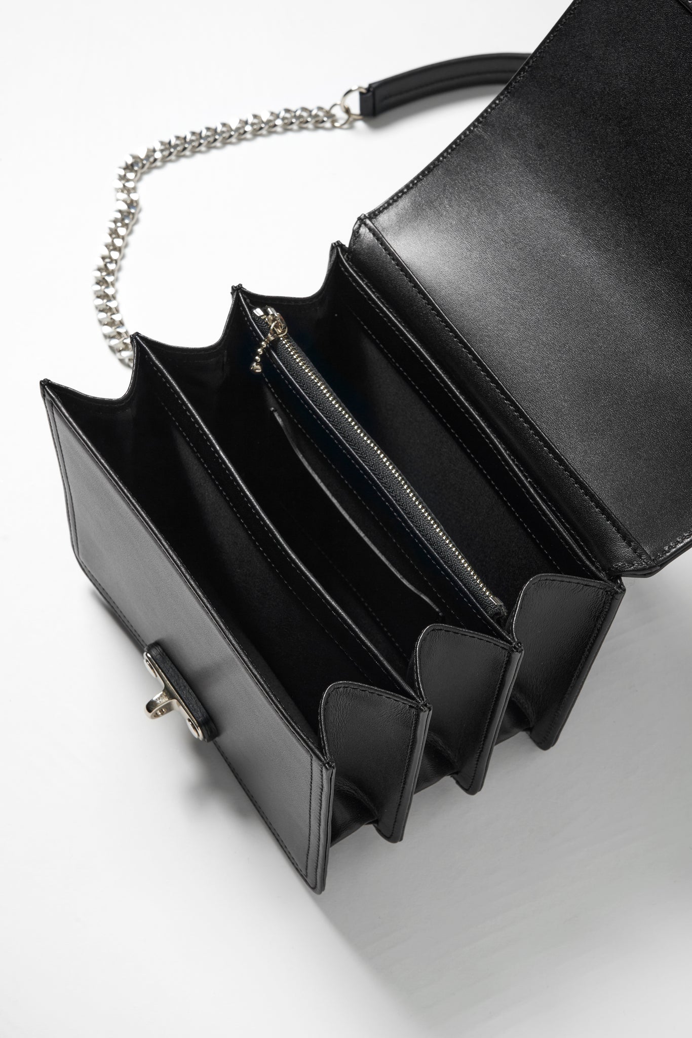 ACCORDION BAG DICTIONARY .12【BLACK SUEDE】