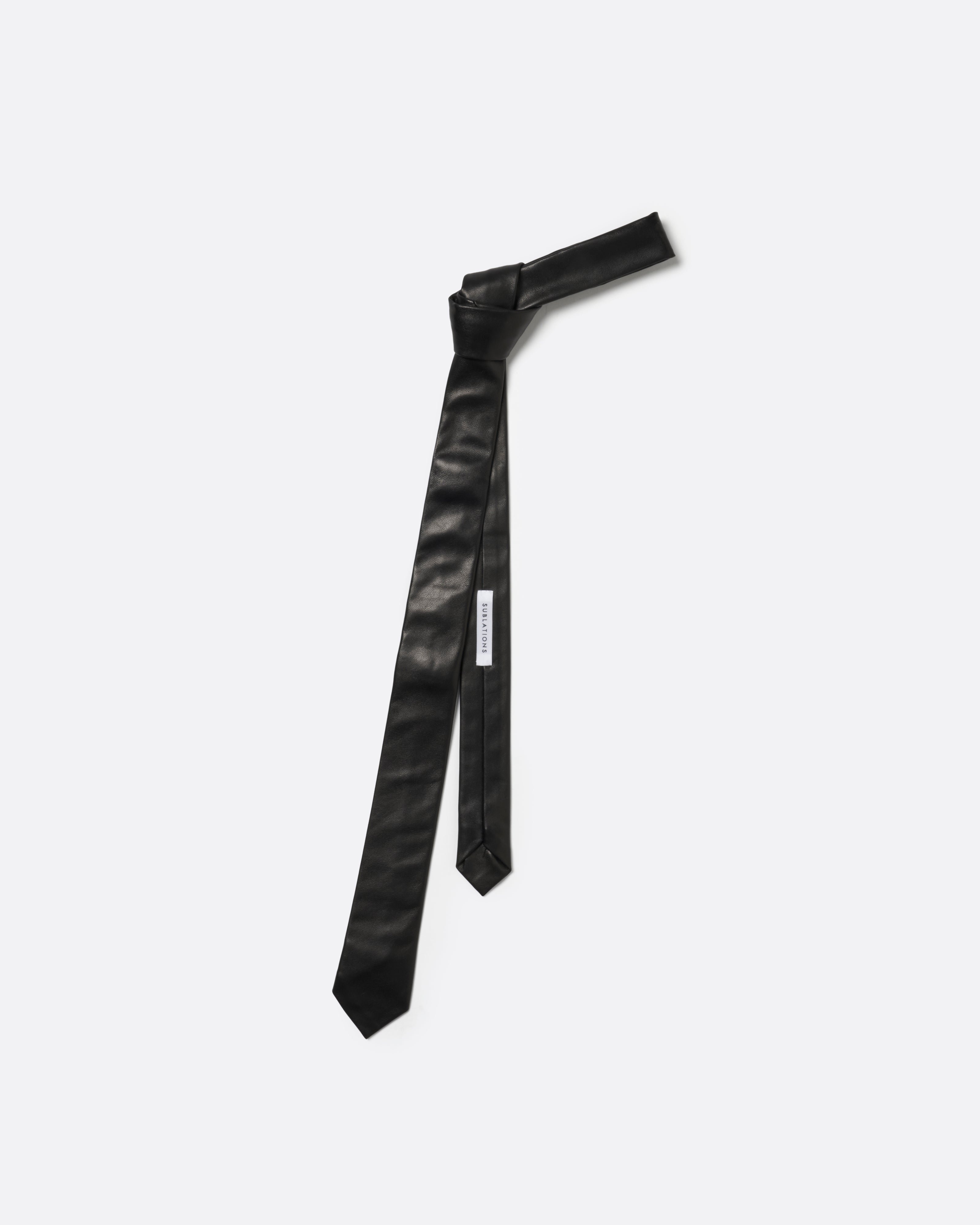 小物 SUBLATIONS SHEEP LEATHER NARROW TIE 250716_0767.jpg?v=1754565948