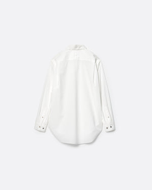 REGULAR FIT TAB COLLAR SHIRT【WHITE】 – SUBLATIONS