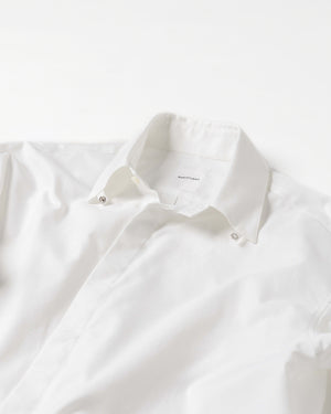 COTTON TAB COLLAR SHIRT .06【WHITE-OXFORD】