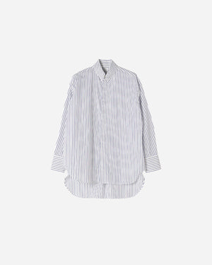 COTTON TAB COLLAR SHIRT .06【WIDE-STRIPE】