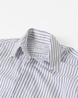 COTTON TAB COLLAR SHIRT .06【WIDE-STRIPE】