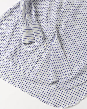 COTTON TAB COLLAR SHIRT .06【WIDE-STRIPE】