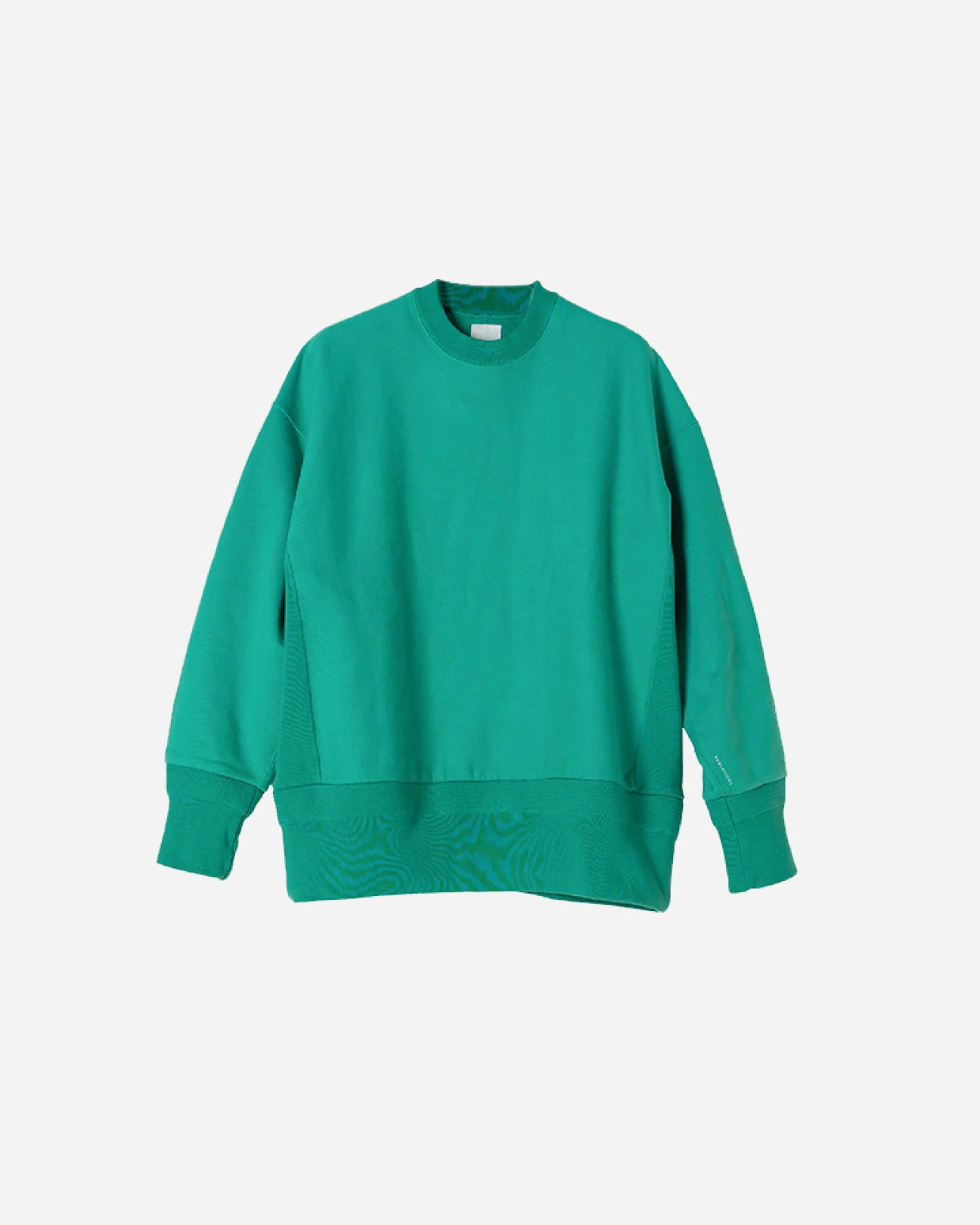 CREW NECK SWEATSHIRT -Milena-.06【TURQUOISE】