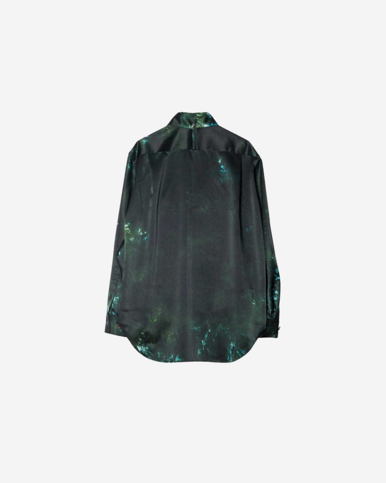 GRAPHIC PRINT REGULAR FIT SHIRT .09【GREEN GEM】