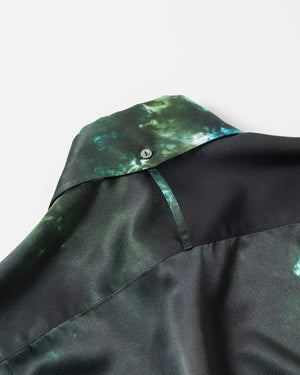 GRAPHIC PRINT REGULAR FIT SHIRT .09【GREEN GEM】