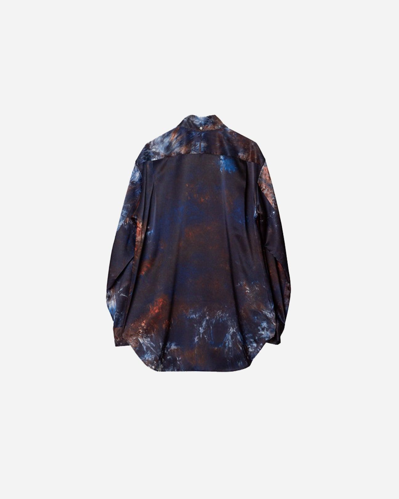 GRAPHIC PRINT REGULAR FIT SHIRT .09【DEEP BLUE】