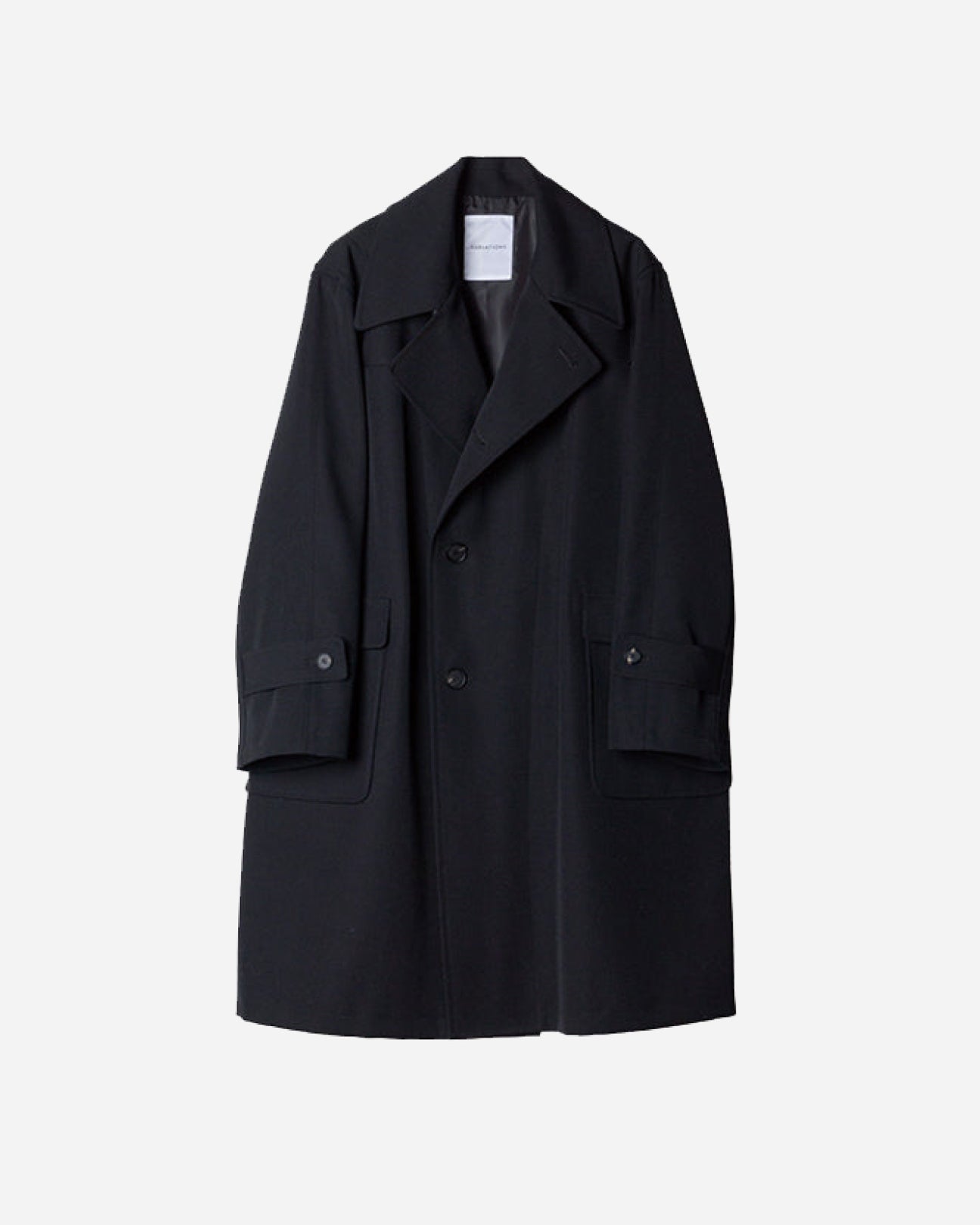 HEAVY WOOL POSTMAN COAT .10【BLACK】