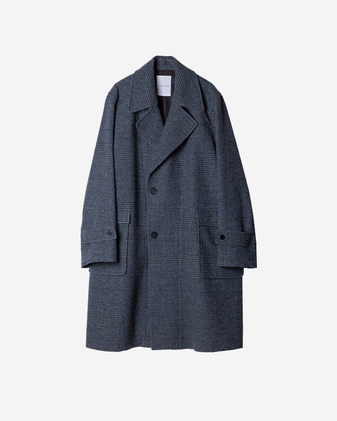 HEAVY WOOL POSTMAN COAT .10【GLEN CHECK】