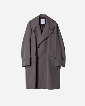 HEAVY WOOL POSTMAN COAT .10 [GUNMETAL]