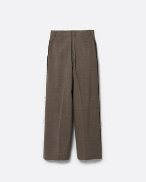 新品未使用　2way sublations 24AW ベルベットトラックパンツ ROUGHWOOL3TUCKBAGGYTROUSERS_BE