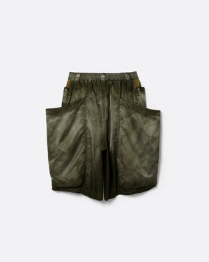 パンツ B.GARDEN SHORT PANTS RUSTY SATIN GARDEN SHORT PANTS .15【OLIVE】 – SUBLATIONS