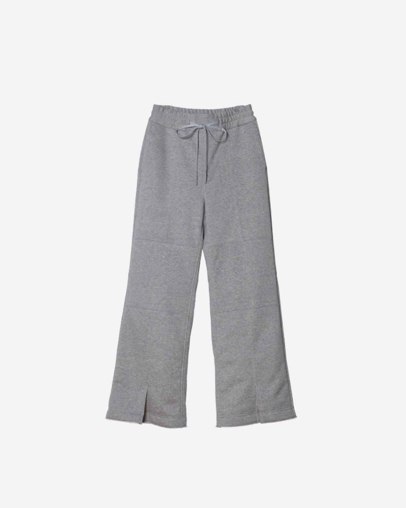 SAKURA OILED PANEL SWEAT PANTS [HEATHER GRAY]