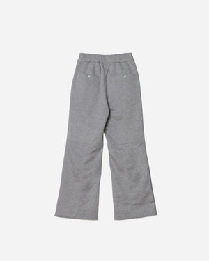 SAKURA OILED PANEL SWEAT PANTS [HEATHER GRAY]