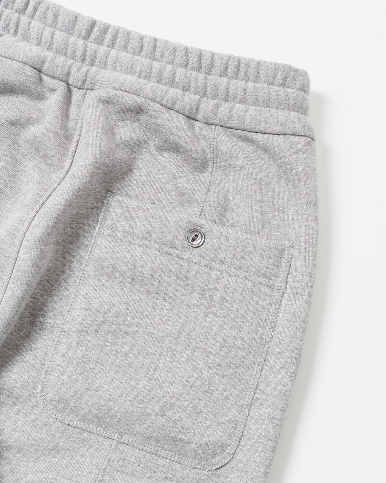 SAKURA OILED PANEL SWEAT PANTS [HEATHER GRAY]