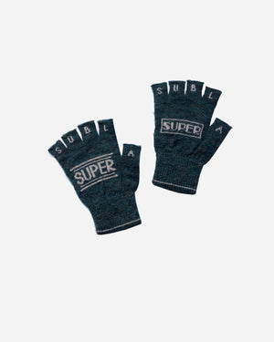 SGSB REVERSIBLE FINGERLESS GLOVES .10 [HEATHER BLUE]