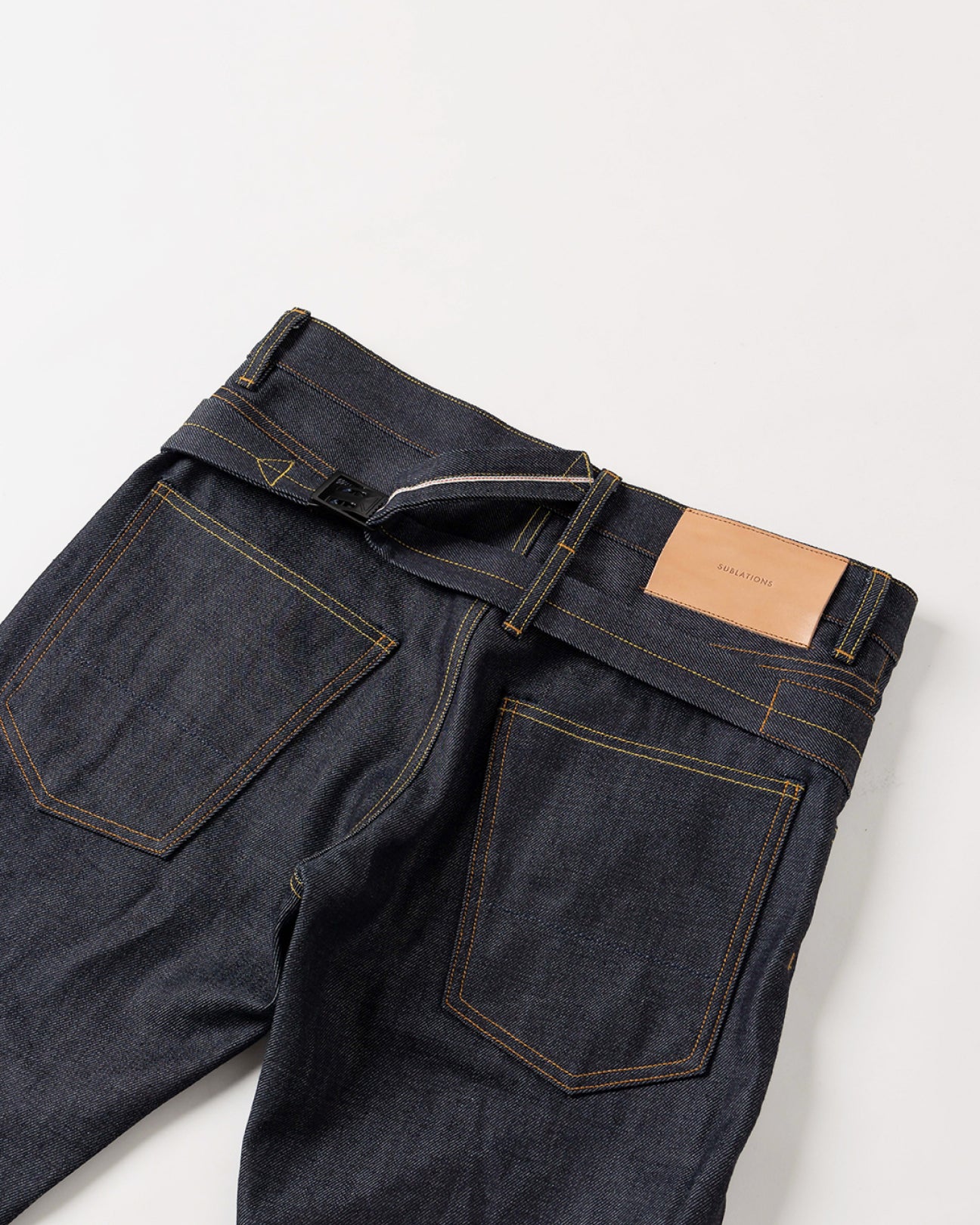 SLIM TAPERD SELVEDGE DENIM PANTS -Anderson- .06【RIGID INDIGO】