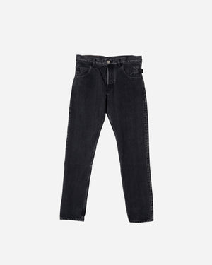 SLIM TAPERD SELVEDGE DENIM PANTS -Anderson-.06【WASH BLACK】